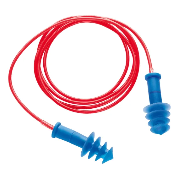 BLU power zsinóros füldugó (200 pár) - piros/kék - uni, Szín: piros/kék, Méret: uni