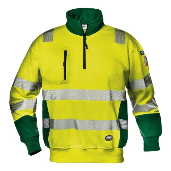 Funny melegítőfelső - sárga/zöld - 3XL, Szín: sárga/zöld, Méret: 3XL