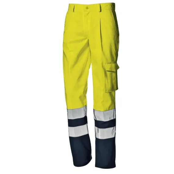 Supertech nadrág - sárga/kék - 56, Szín: sárga/kék, Méret: 56