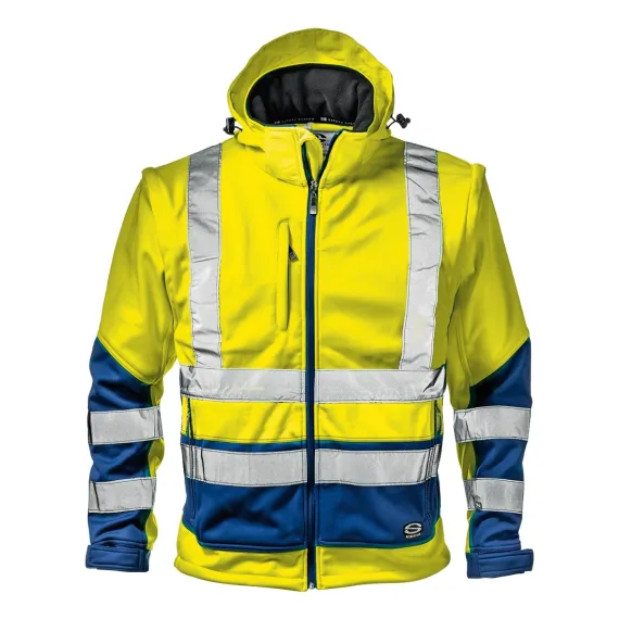 Starmax jól láthatósági kabát - sárga/kék - 4XL, Szín: sárga/kék, Méret: 4XL