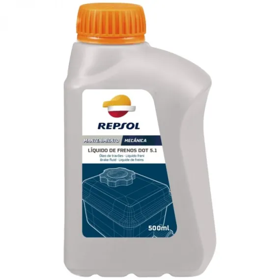 REPSOL LIQUIDO FRENOS DOT-5.1 500ML
