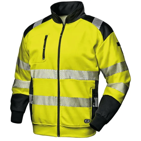Funny melegítőfelső - sárga/fekete - XL, Szín: sárga/fekete, Méret: XL