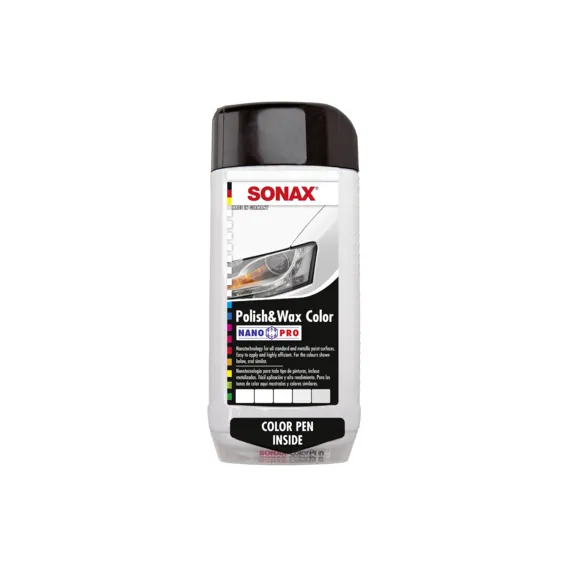 SONAX POLIR ÉS WAX FEHÉR 500 ML