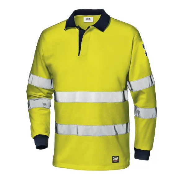 Supertech hosszú ujjú pólóing - sárga/kék - 3XL, Szín: sárga/kék, Méret: 3XL