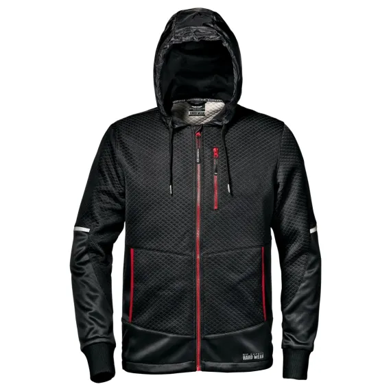 Arrow kapucnis melegítőfelső - fekete - 3XL, Szín: fekete, Méret: 3XL