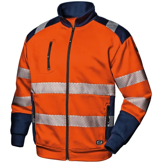 Funny melegítőfelső - narancs/kék - 3XL, Szín: narancs/kék, Méret: 3XL