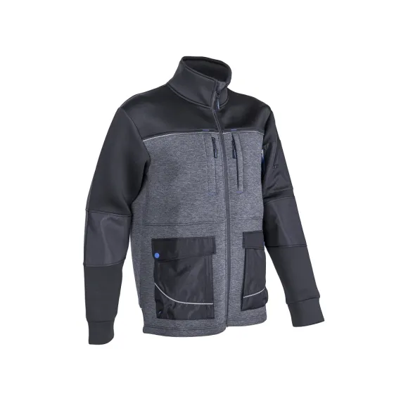 KANGARU FEKETE/SZÜRKE SOKZSEBES DZSEKI XL, Méret: XL
