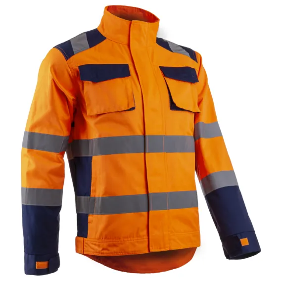 HIBANA KABÁT HV NARANCS ÉS SÖTÉTKÉK SZÍNBEN 4XL, Méret: 4XL