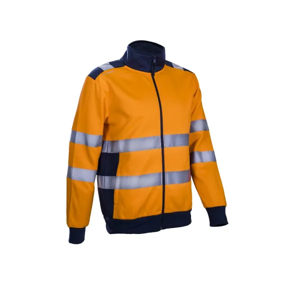 GOKKAN HI-VIZ NARANCS CIPZÁRAS PULÓVER M, Méret: M