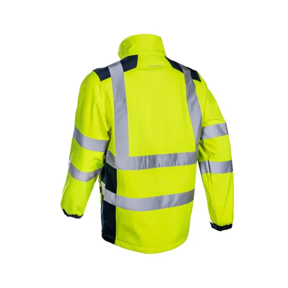 KANPA HI-VIZ SÁRGA SOFTSHELL DZSEKI 2XL, Méret: 2XL