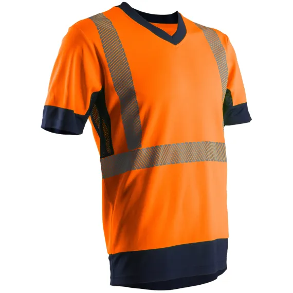 KOMA HI-VIZ NARANCS RÖVID UJJÚ PÓLÓ XL, Méret: XL