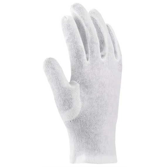 KEVIN - Pamut szőtt kesztyű, mandzsetta nélküli - fehér - 10/XL, Szín: fehér, Méret: 10/XL