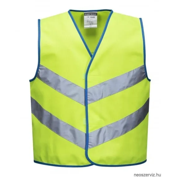 JN15 - Junior Colour Bright mellény - lime zöld - L