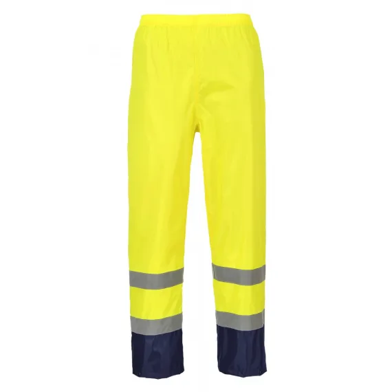 H444 - Hi-Vis Classic Contrast esőnadrág - sárga - L, Szín: sárga, Méret: L