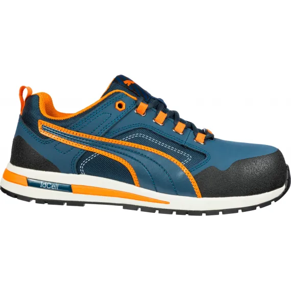Puma Crosstwist Low S3 HRO SRC Védőcipő - kék - 43, Szín: kék, Méret: 43