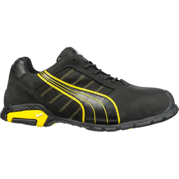 Puma Amsterdam Low S3 SRC Védőcipő - fekete - 41, Szín: fekete, Méret: 41