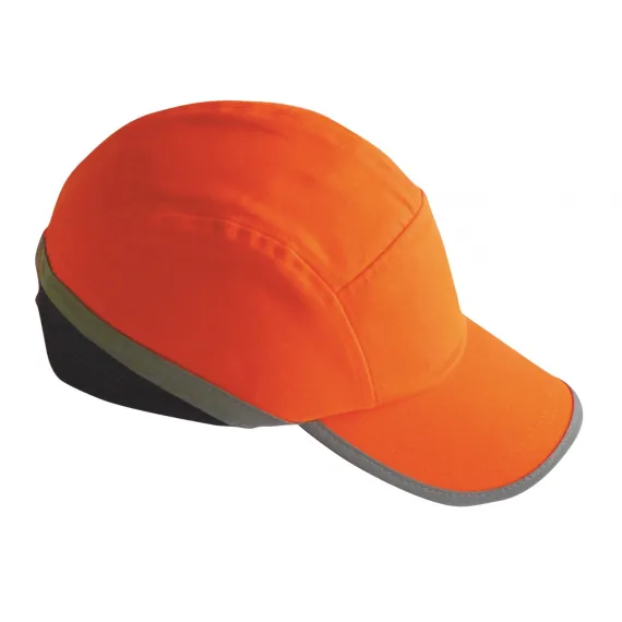 PW79 - HI-VIS ütésbiztos baseball sapka - narancs - egy méret, Szín: narancs, Méret: Egy méret