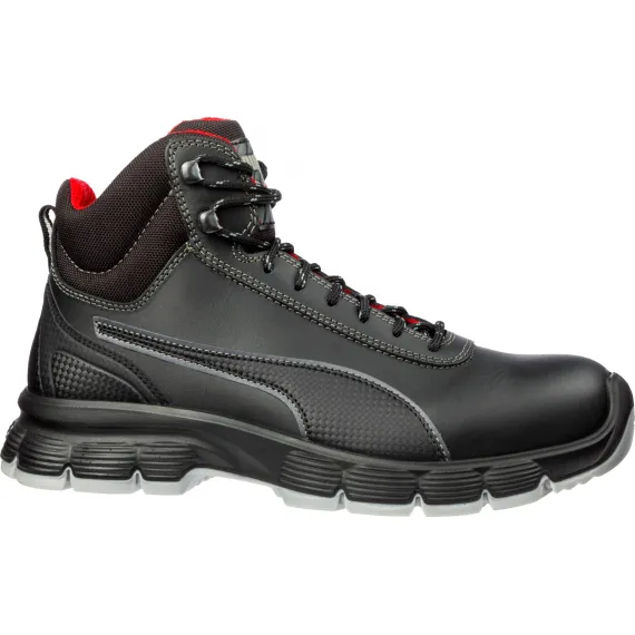 Puma Condor Black Mid S3 ESD SRC védőbakancs - fekete - 43, Szín: fekete, Méret: 43