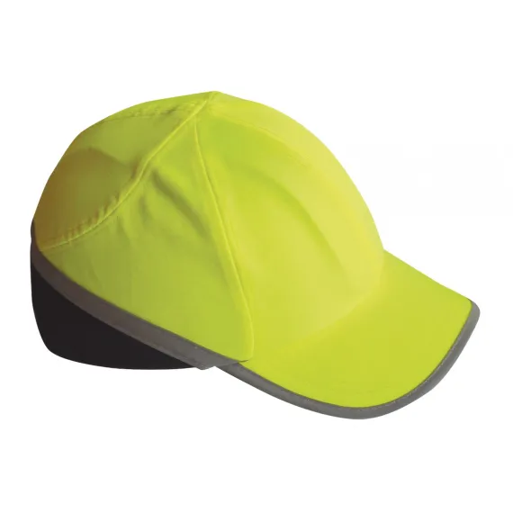 PW79 - HI-VIS ütésbiztos baseball sapka - sárga - egy méret, Szín: sárga, Méret: Egy méret