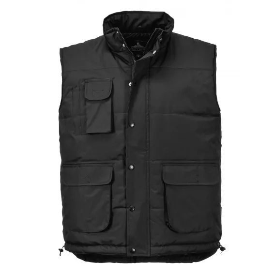 S415 - Klasszikus mellény - fekete - XXL, Szín: fekete, Méret: XXL