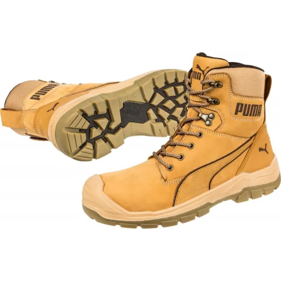 Puma Conquest Wheat High S3 HRO SRC védőbakancs - 43