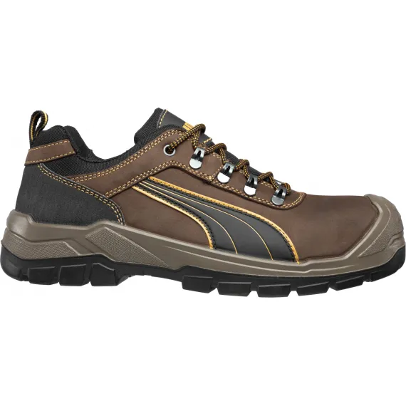Puma Sierra Nevada Low S3 HRO SRC Védőcipő - barna - 43, Szín: barna, Méret: 43