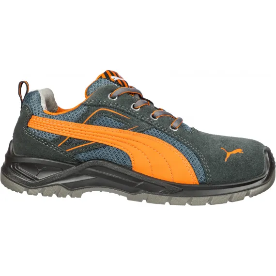 Puma Omni Flash Low S1P SRC Védőcipő - narancs - 40, Szín: narancs, Méret: 40