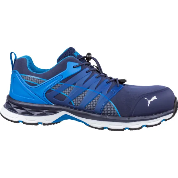 Puma Velocity 2.0 Blue low S1P ESD HRO SRC munkavédelmi cipő - kék - 48, Szín: kék, Méret: 48