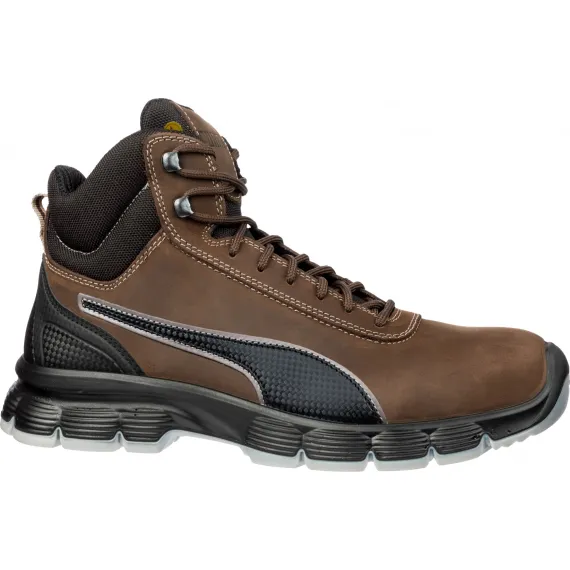 Puma Condor Brown Mid S3 ESD SRC védőbakancs - barna - 40, Szín: barna, Méret: 40