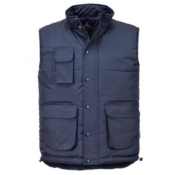 S415 - Klasszikus mellény - tengerészkék - XL, Szín: tengerészkék, Méret: XL