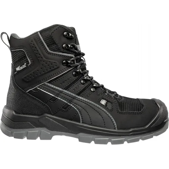 Puma Yosemite Blk ST Mid O2 CI HI HRO SRC munkavédelmi bakancs - fekete - 38, Szín: fekete, Méret: 38