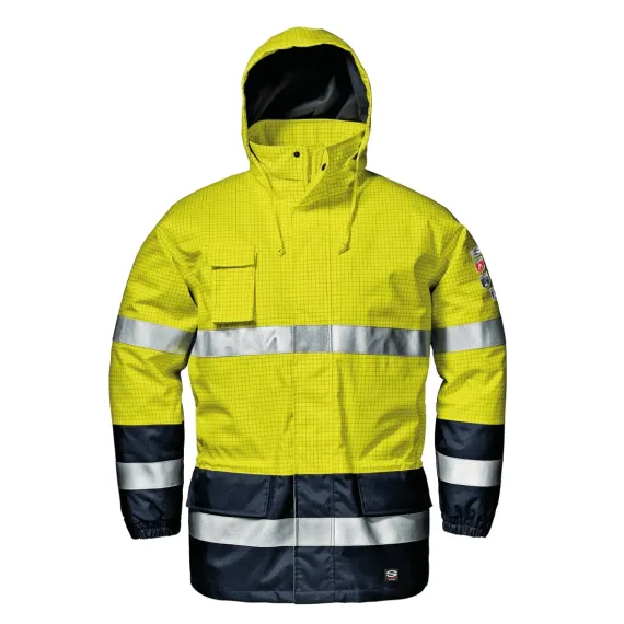 MICROLINES SPLIT kabát - sárga/kék - XXL, Szín: sárga/kék, Méret: XXL