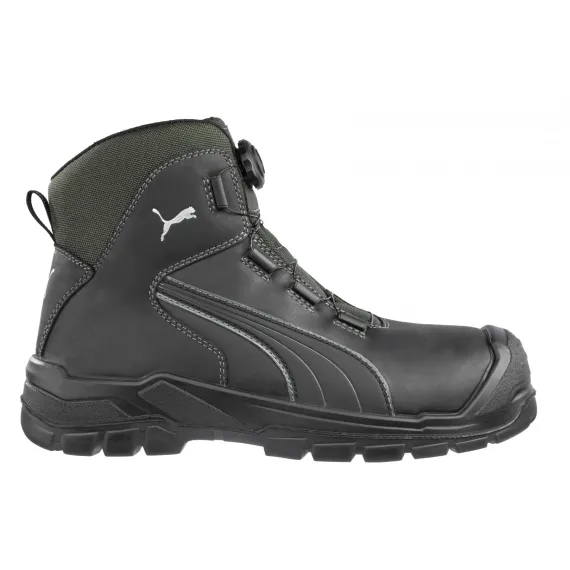Puma Cascades Disc Mid S3 CI HI HRO SRC munkavédelmi bakancs - fekete/szürke - 42, Szín: fekete/szürke, Méret: 42
