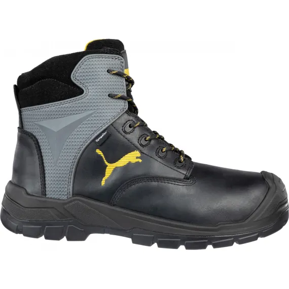 Puma Borneo MT Mid S3 WR M AN CI HI HRO SRC munkavédelmi bakancs - fekete - 45, Szín: fekete, Méret: 45