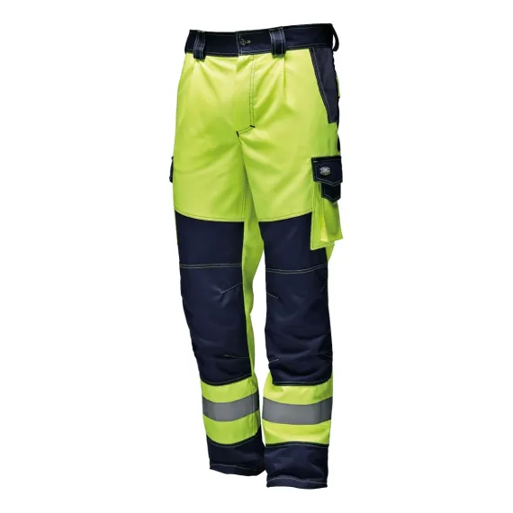 Hi-Vis Polytech Plus multifunkcionális nadrág - sárga - 54/XL, Szín: sárga, Méret: 54/XL