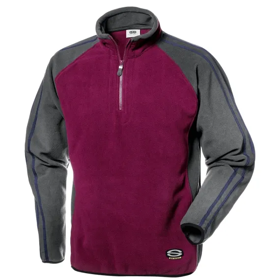 Sirflex microfleece melegítőfelső - szilva/szürke - XL, Szín: szilva/szürke, Méret: XL