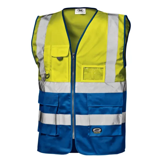 Grifone jól láthatósági mellény - sárga/kék - XL/XXL, Szín: sárga/kék, Méret: XL/XXL