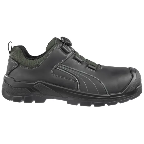 Puma Cascades Disc Low S3 CI HI HRO SRC munkavédelmi cipő - fekete/szürke - 43, Szín: fekete/szürke, Méret: 43